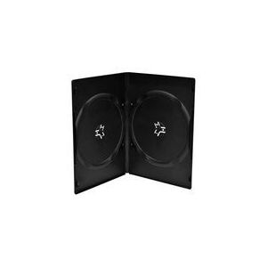 DVD slimkotelo kahdelle levylle 9mm, musta, 50 kpl
