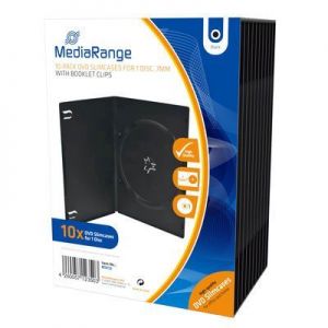 DVD Slimkotelo 1 levylle, 7mm, musta 10 kpl