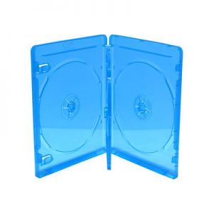 BD-kotelo 4:lle Blu Ray levylle, 14mm, sininen, 30 kpl