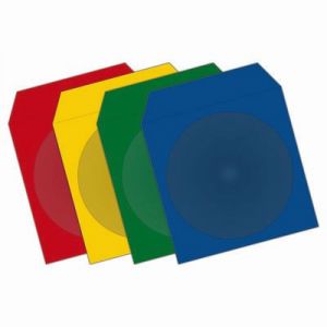 CD tasku paperinen läpällä ja ikkunalla, eri värejä, 100 kpl