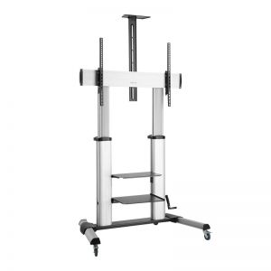 TV- / monitoriteline, korkeussäädettävä, 60-100 ", max. 100 kg