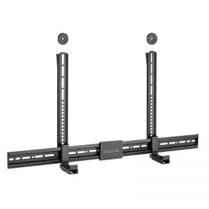Yleiskäyttöinen soundbar-kiinnike, syvyys 86–155 mm, musta
