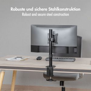 Näytön teline, 17–32", enint. 9 kg, kallistus, kääntö ja kierto, varren pituus: 65 mm