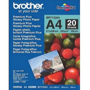 BROTHER BP71GA4 photo paperi A4 20 kpl 260g/qm