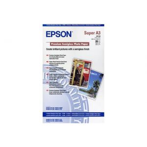 Epson Premium Semigloss Photo paperi DIN A3+, 250 g/m², 20 arkkia