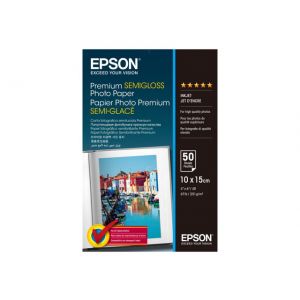 Epson Premium Semi-Gloss Photo Paper - 10x15cm - 50 arkkia