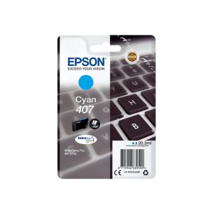 Epson 407 cyan mustekasetti