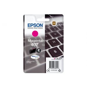 Epson 407 magenta mustekasetti