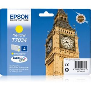 EPSON  L (T7034) Keltainen WP 4000/4500 mustekasetti