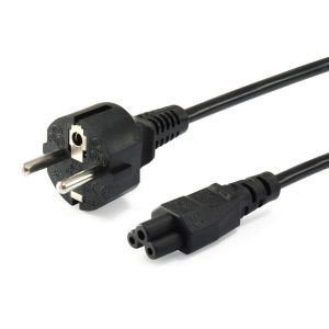 PC virtajohto kannettavalle tietokoneelle "mikkihiiri" päällä C5-Schuko 1.8m