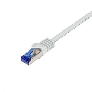 Ethernetkaapeli Ultraflex, Cat.6A, S/FTP, harmaa, 0,25 m