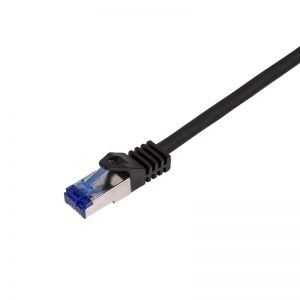 Ethernetkaapeli Ultraflex, Cat.6A, S/FTP, musta, 2,00 m