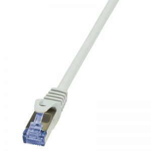Ethernetkaapeli Cat.6A kaapeli 10G S/FTP PIMF Harmaa 3,00m