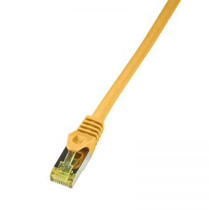 Ethernetkaapeli, GHMT-sertifioitu, Cat.6A, S / FTP, keltainen, 5 m