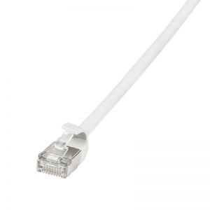 Ethernetkaapeli 3,8mm Ultraflex Cat.6A U/FTP valkoinen 3m