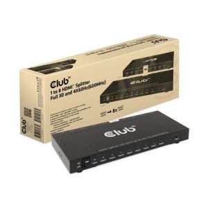 Club 3D CSV-1383 splitter - 8 x HDMI 4K 60Hz