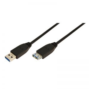 Logilink USB 3.0 jatkokaapeli 1m