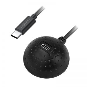 USB 3.2 Gen1 Type-C jatkokaapeli, USB-C/uros - USB-C naaras kiinnityksellä, 1,5m