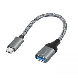 USB 3.1 Gen1 adapteri USB-C Uros - A Naaras, Alumiini, 0,15m