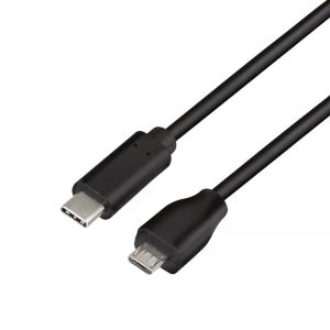 Logilink USB 2.0 Type-C -> USB 2.0 Micro-B kaapeli 1m