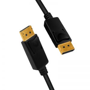 Logilink DisplayPort 1.4 kaapeli, DP/uros to DP/uros, 8K/60 Hz, musta, 1 m