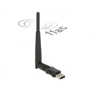 Delock USB 2.0 Dual Band WLAN ac 433 Mbps sovitin