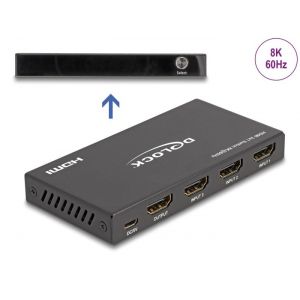 Delock HDMI 8K 60Hz kytkin 3-porttia