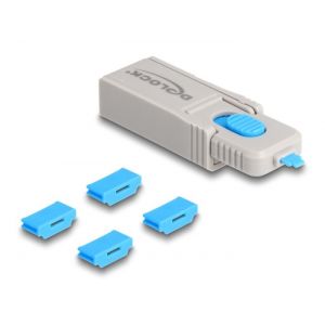 Delock HDMI portin lukituslaite (4 lukkoa + työkalu)