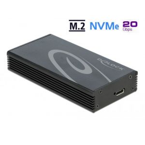 Delock M.2 NVMe PCIe SSD USB 3.2 Gen 2x2 20 Gbps Type-C kotelo