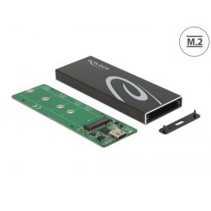 Delock USB-C 3.2 Gen 2 M.2 SATA ulkoinen kotelo