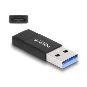 Delock USB 3.2 Gen 2 A uros - C naaras aktiiviadapteri
