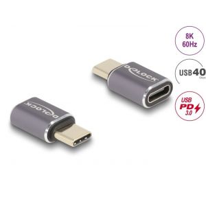 Delock USB 40 Gbps Type-C PD 3.0 100W uros-naaras adapteri