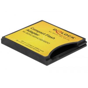 Delock Compact Flash -sovitin SD-muistikorteille