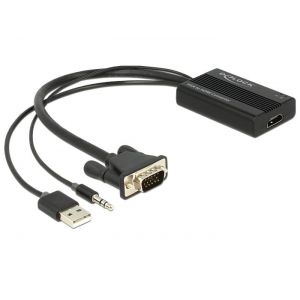 Delock VGA+audio -> HDMI adapteri