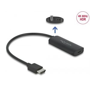 Delock Adapter HDMI-A uros - USB Type-C naaras (DP Alt Mode) 4K 60 Hz