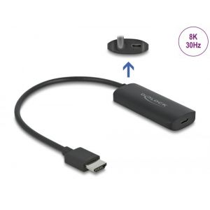 Delock Adapter HDMI-A uros - USB Type-C naaras (DP Alt Mode) 8K 30 Hz