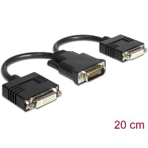 Delock adapteri DMS-59 uros > 2 x DVI naaras 20cm