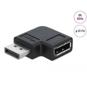 Displayport uros-naaras adapteri kulma vasemmalle