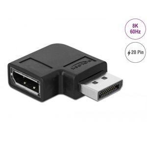 Displayport uros-naaras adapteri kulma oikealle