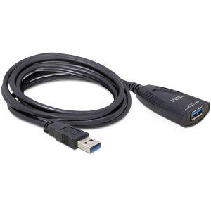Delock USB 3.0 aktiivinen 5.0m jatkokaapeli