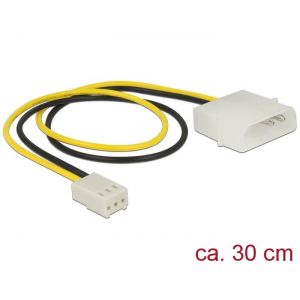 Delock Molex > 3-pin naaras tuuletin virtaadapteri
