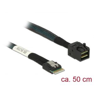 Delock Slim SAS SFF-8654 4i > Mini SAS HD SFF-8643 50 cm