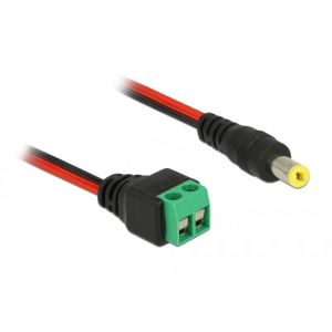 Riviliitin DC 5.5 x 2.1 mm 2 pin 50cm