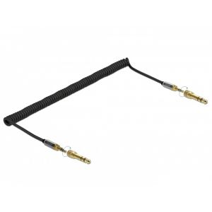 3,5mm:n kierrekaapeli 3-pin stereo uros-uros ruuvisovittimella 6,35mm 3 m