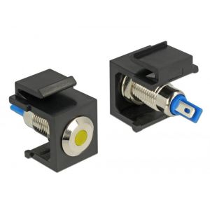 Delock Keystone keltainen LED 6V