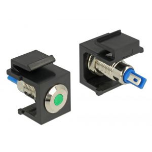Delock Keystone vihreä LED 6V