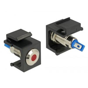 Delock Keystone punainen LED 6V