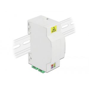 Optisille kuitukaapeleille kytkentäboxi DIN kiskoon 4 x SC Simplex tai LC Duplex