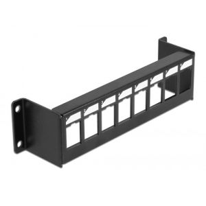 Delock Keystone -asennuspaneeli 8-porttinen pinta-asennus