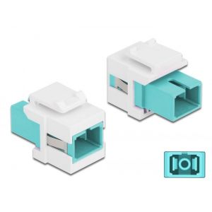 Delock Keystone moduli SC Simplex naaras - SC Simplex naaras aqua/valkoinen